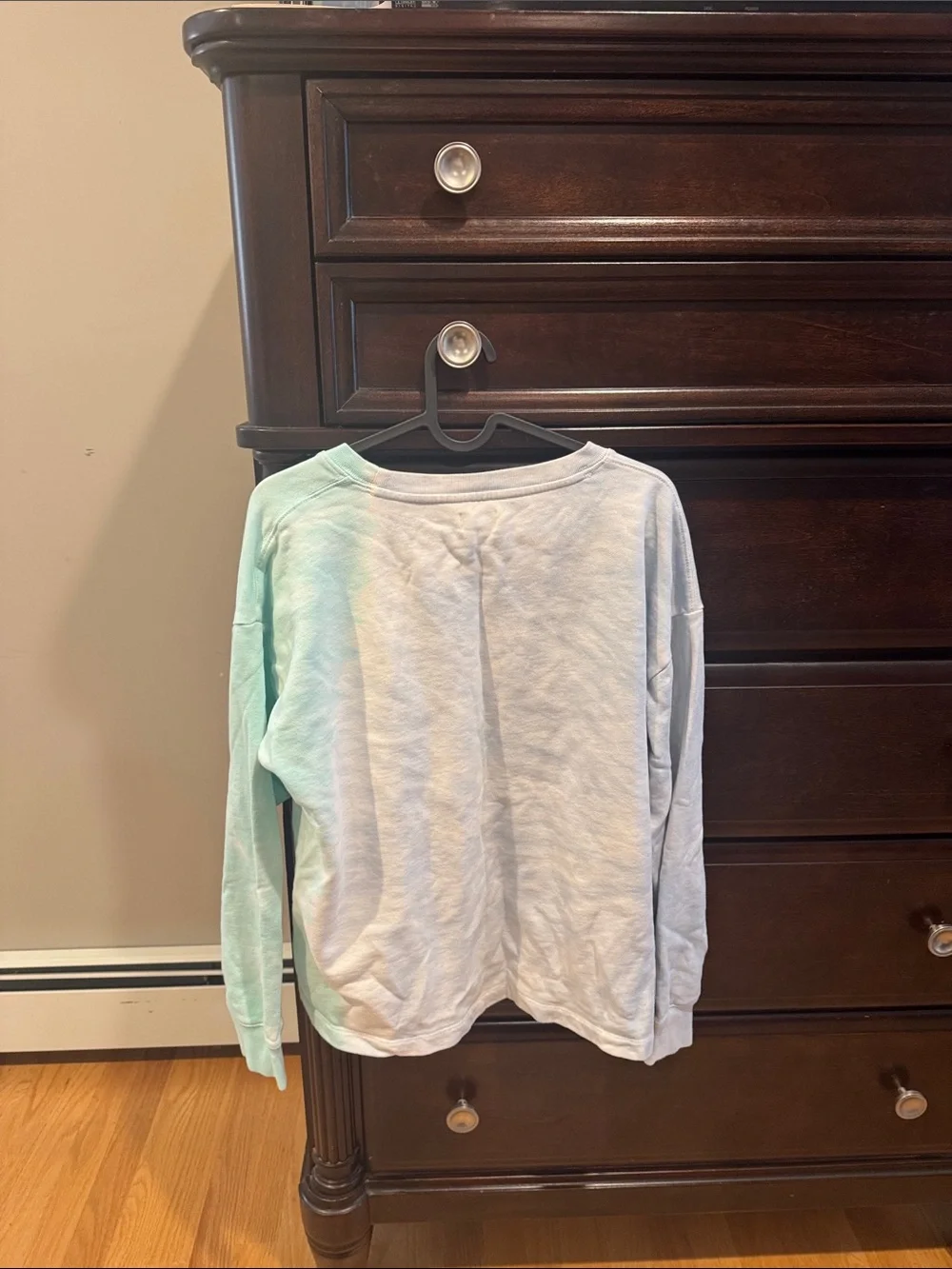 J. Crew Women's Crewneck Sweatshirt in Pale Blue-Green
